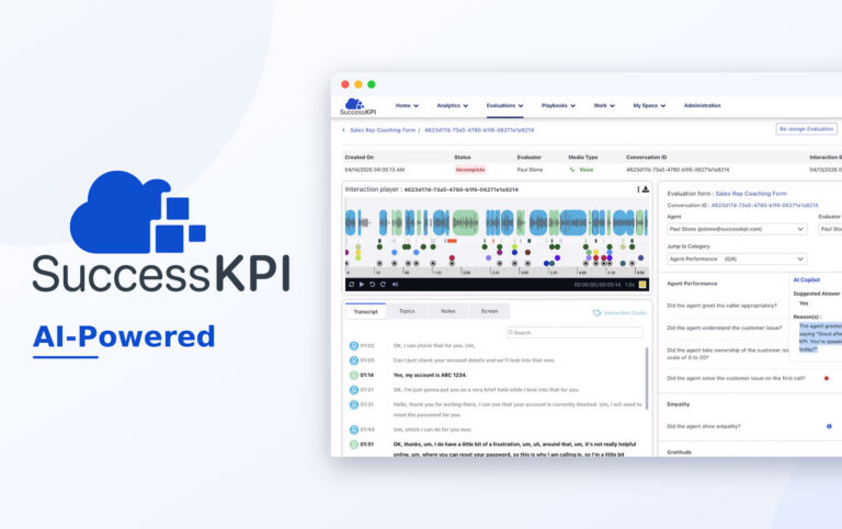 Three SuccessKPI AI releases automate quality review work for human and AI agents while leaving human judgment in place