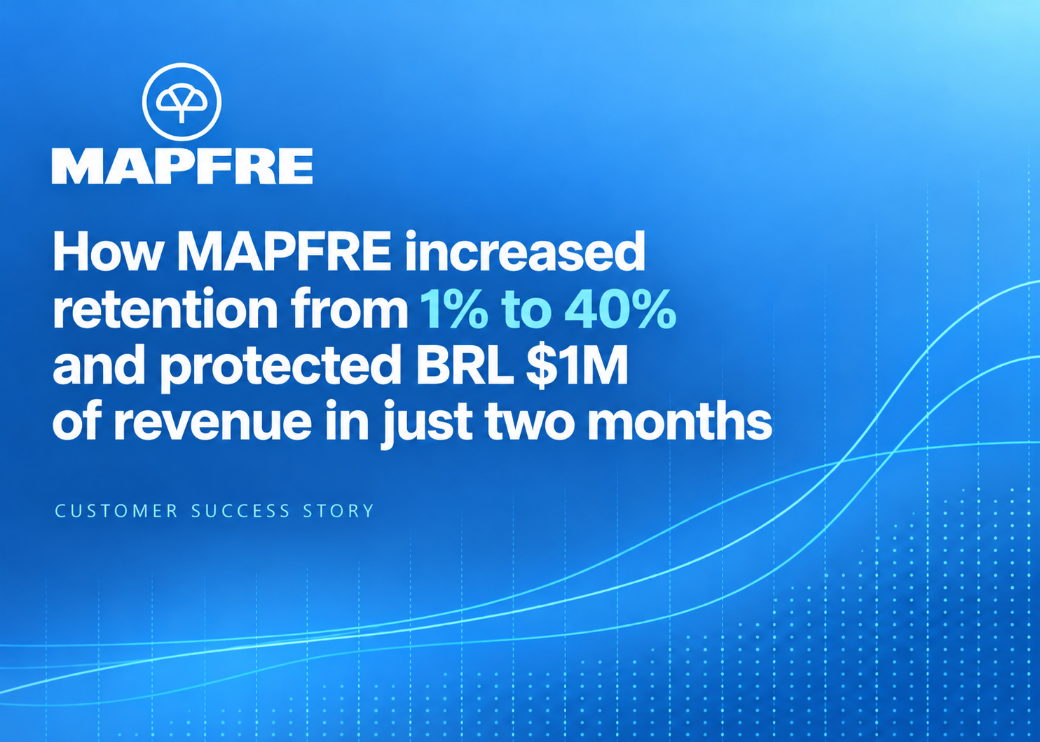 How Mapfre increased retention from 1% to 40% and protected BRL $1M of revenue in just two months